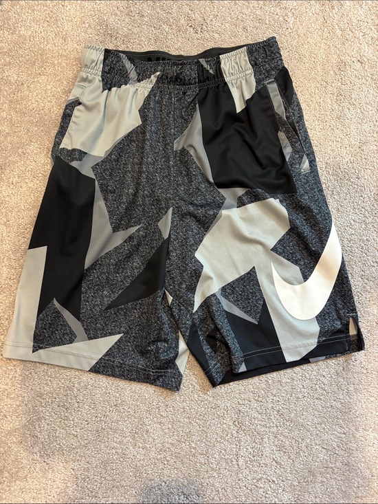 Nike Other - Nike Kids Black & Gray Graphic Performance Shorts